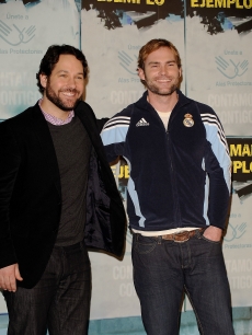 Paul Rudd and Seann William Scott attend ‘Role Models’ photocall on January 19, 2008 at Santo Mauro Hotel in Madrid, Spain