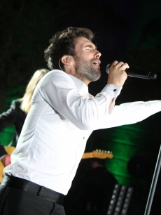Maroon 5 singer Adam Levine attends the Green Inaugural Ball at the Donald W. Reynolds Center for American Art and Portraiture