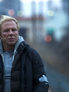 Mickey Rourke as battered fighter Randy the Ram in ‘The Wrestler’