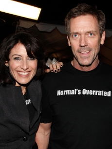 ‘House’ stars Lisa Edelstein and Hugh Laurie celebrate the show’s 100th episode in LA