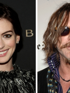 First-time Oscar nominees Anne Hathaway and Mickey Rourke