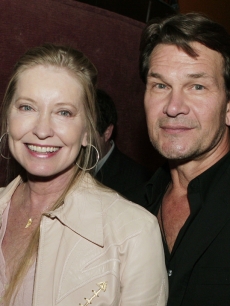 Patrick Swayze and his wife Lisa in Los Angeles (October 2007)