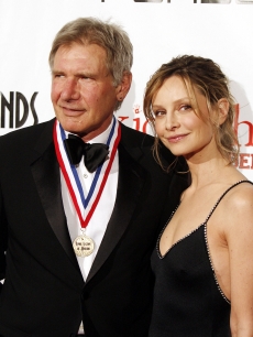 Harrison Ford and Calista Flockhart arrive at the 6th Annual Living Legends of Aviation Awards ceremony at the Beverly Hilton Hotel