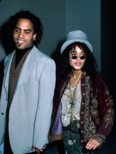 Lenny Kravitz and then-wife Lisa Bonet, 1988