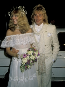 Alana Hamilton and Rod Stewart, April 1979