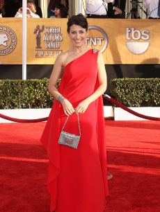 Lisa Edelstein arrives at the 15th Annual Screen Actors Guild Awards held at the Shrine Auditorium on January 25, 2009 in Los Angeles, Ca