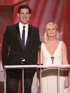 John Krasinski and Amy Poehler speak during the 15th Annual Screen Actors Guild Awards held at the Shrine Auditorium on January 25, 2009 in Los Angeles, California