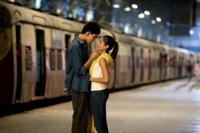 Dev Patel and Freida Pinto in a scene from ‘Slumdog Millionaire’