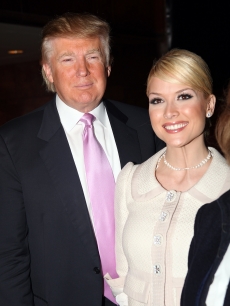 Donald Trump and former Miss USA Tara Conner at the ‘The Girls of Hedsor Hall’ press conference in New York