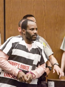 DMX heads out of the courtroom after hearing his jail sentence in Phoenix
