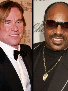 Val Kilmer, Stevie Wonder