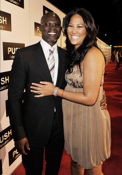 Djimon Hounsou and Kimora Lee arrive at the premiere of Summit Entertainment’s ‘Push’ at the Mann Village Theater in Los Angeles