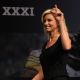 Faith Hill attends the pregame show and national anthem press conference held at the Tampa Convention Center