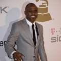 Wayne Brady looking sharp in grey at the Clive Davis pre-Grammy party
