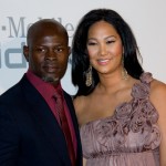 Djimon Hounsou and girlfriend Kimora Lee Simmons