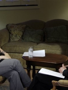 Nadya Suleman speaking with Ann Curry in New York on Thursday in Suleman’s first interview since giving birth to octuplets last week