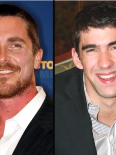 Christian Bale, Michael Phelps