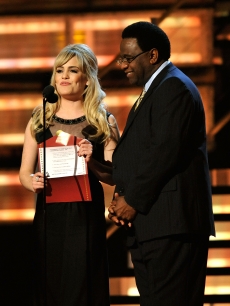 Duffy and Al Green present at the Grammy’s
