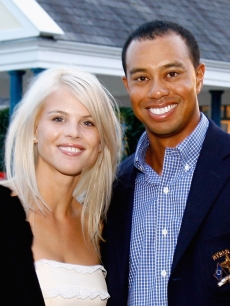 Elin Nordegren and Tiger Woods in September 2006