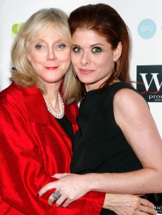Blythe Danner and Debra Messing  attend the LOVE benefit to support WET’s 10th season at the Angel Orensanz Foundation on February 9, 2009 in New York City