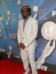 will.i.am arrives at the 40th NAACP Image Awards