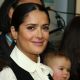 Salma Hayek attends the second year launch of the One Pack = One Vaccine campaign at the United States Fund for UNICEF on February 5, 2009 in New York City