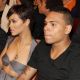 Rihanna and Chris Brown in the audience during the 2008 MTV Movie Awards at the Gibson Amphitheatre on June 1, 2008 in Universal City, California