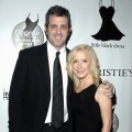 Warren Lieberstein and Angela Kinsey at the Little Black Dress gala (Nov. 2006)