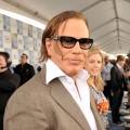 A sharp-looking Mickey Rourke at the 24th Annual Film Independent’s Spirit Awards in Santa Monica