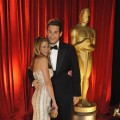 John Mayer hugs girlfriend Jennifer Aniston inside the Academy Awards 2009