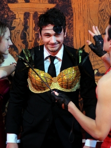 James Franco is honored by the Harvard Theatricals as the Hasty Pudding Man of the Year