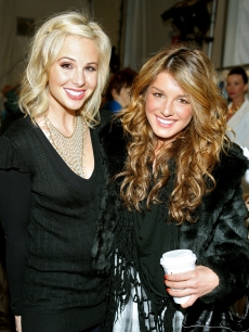 Elizabeth Hasselbeck and ‘90210’ star Shenae Grimes are back in black at New York Fashion Week