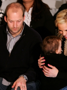 The Hasselbeck family enjoys a show at New York Fashion Week