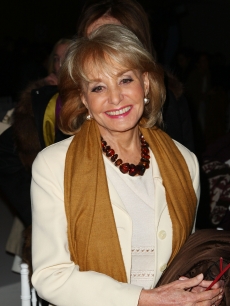 Barbara Walters attends the Oscar De La Renta Fall 2009 fashion show