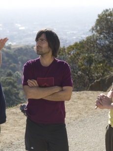 Jonah Hill, Jason Schwartzman and Seth Rogen talk it out in ‘Funny People’