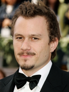 Heath Ledger on the red carpet of the 2006 Academy Awards