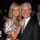 Model Heidi Klum and TV personality Tim Gunn attend the Diane Von Furstenberg Fall 2009 fashion show at Bryant Park, in New York