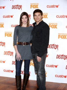 ‘Dexter’ stars and real-life couple Jennifer Carpenter and Michael C. Hall hit the ‘Dexter’ photocall in Madrid, Spain