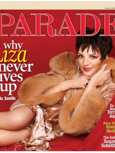 Liza Minnelli on the cover of Parade Magazine, March 2009