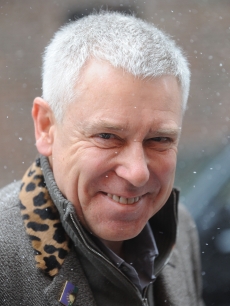 Adam Clayton of U2 visits ‘Late Show with David Letterman’ at the Ed Sullivan Theater on March 2, 2009 in New York City