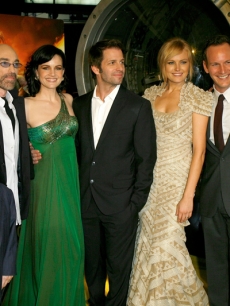 Billy Crudup, Donny Woodburn, Jackie Earle Haley, Carla Gugino, Zack Snyder, Malin Ackerman, Patrick Wilson and Jeffrey Dean Morgan at the LA ‘Watchmen’ premiere