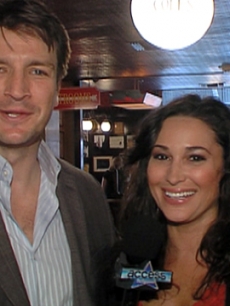 Nathan Fillion & Laura Saltman