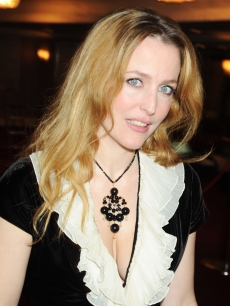 Gillian Anderson steps out at the Laurence Olivier Awards in London