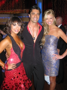 NancyODell with Gilles Marini and Cheryl Burke