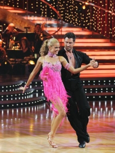 Denise Richards Maksim Chemerkovskiy DWTS Week One