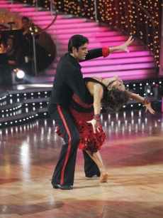 Gilles Marini and Cheryl Burke DWTS Week 1