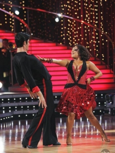 Gilles Marini and Cheryl Burke DWTS Week One