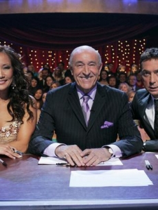 Judges Carrie Ann Inaba, Len Goodman and Bruno Tonioli DWTS Week One