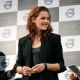 Kristen Stewart smiles during a ‘Twilight’ press conference in Tokyo, Japan