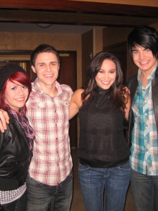 ‘American Idol’ Season Eight Contestants Alison Iraheta, Kris Allen and Adam Lambert
